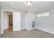 Bedroom features a closet, carpeted floors, light walls, and a window at 2819 Mars Hill St, Indianapolis, IN 46241