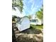 Two white storage sheds in backyard at 2709 E Troy Ave, Indianapolis, IN 46203