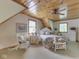 Charming bedroom featuring a bed, chair, end table, and natural light at 6486 Coyote Dr, Nineveh, IN 46164