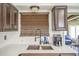 Bright kitchen featuring a modern sink, updated countertops, and ample cabinet space at 2925 Highwoods Dr, Indianapolis, IN 46222