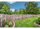 Well-maintained backyard with lush lawn, privacy fence, and beautiful landscaping at 778 Kingston Cir, Brownsburg, IN 46112