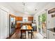 Spacious kitchen with stainless steel appliances, wooden cabinets, and laminate countertops at 778 Kingston Cir, Brownsburg, IN 46112