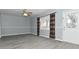 Spacious living room with gray walls and vinyl flooring at 306 W Janet Dr, Brownsburg, IN 46112