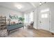 Bright and airy home office with built-in shelving at 11362 Selsey Rd, Fishers, IN 46040