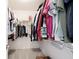 Walk-in closet provides ample storage with shelves and hanging space at 19140 Golden Meadow Way, Noblesville, IN 46060