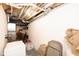 Unfinished basement space presents great potential for customization and storage solutions at 605 Brentwood E Dr, Plainfield, IN 46168