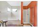 Bathroom features a soaking tub with shower and glass doors on the right and an over-sized window to the left at 1560 Cold Spring Dr, Brownsburg, IN 46112