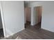 Bright bedroom featuring sleek gray flooring and neutral walls at 3636 Salem St, Indianapolis, IN 46208