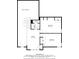 Upstairs floor plan highlighting bedrooms, bathrooms, and an office space, with detailed dimensions and layout at 11193 Harriston Dr, Fishers, IN 46037