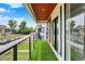 A scenic balcony with artificial turf, offering an outdoor space with street views at 1218 Orange St, Indianapolis, IN 46203