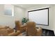 Cozy theater room with comfortable seating, perfect for enjoying movies at home at 1218 Orange St, Indianapolis, IN 46203