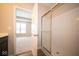 Bathroom with a walk-in shower and access to bedroom at 1157 Paul Revere Dr, Mooresville, IN 46158