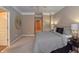 Spacious main bedroom with ceiling fan and neutral decor at 621 Greenford W Trl, Carmel, IN 46032