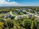 Picturesque community featuring a mix of homes, mature trees, and open green spaces at 340 Beechwood Farm Ln, Indianapolis, IN 46260