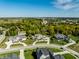 Community aerial showcasing mature trees, well maintained lawns and circle driveways on a sunny day at 340 Beechwood Farm Ln, Indianapolis, IN 46260