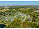 Expansive aerial view showcasing many houses in a lush, green neighborhood with landscaping and trees at 340 Beechwood Farm Ln, Indianapolis, IN 46260