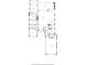 Detailed floor plan showcasing the layout of the house including rooms, measurements and spatial relationships at 340 Beechwood Farm Ln, Indianapolis, IN 46260