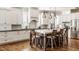 Bright, stylish kitchen with stainless steel appliances, granite countertops, and center island at 340 Beechwood Farm Ln, Indianapolis, IN 46260