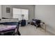 Well-lit bedroom featuring neutral carpet and window with blinds at 11851 Fawn Crest Dr, Indianapolis, IN 46235