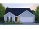 Attractive single-story home with gray siding, dark accents, and landscaping at 211 Bardwell Ct, Indianapolis, IN 46229