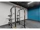 Modern gym equipped with a weight rack and free weights for a fulfilling workout at 1155 S Rangeline Rd # 506, Carmel, IN 46032