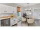 Cozy dining area featuring a glass table, stylish chairs, and plenty of natural light from the window at 2434 N Pennsylvania St, Indianapolis, IN 46205