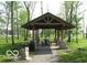 Covered picnic pavilion in green space offers shade and a place to relax and enjoy the outdoors at 13094 Overview Dr # 5D, Fishers, IN 46037