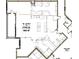 Detailed floor plan of a two-bedroom apartment unit, showcasing its spacious layout and functional design at 1155 S Rangeline Rd # 503, Carmel, IN 46032