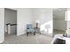 A bedroom with white walls, neutral carpet, and modern furniture at 2936 N New Jersey St, Indianapolis, IN 46205