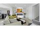 Bright living room with modern fireplace, comfortable seating, and stylish decor at 2936 N New Jersey St, Indianapolis, IN 46205