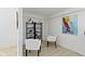 Bright sitting area with modern decor, light floors and large artistic piece at 2936 N New Jersey St, Indianapolis, IN 46205