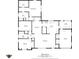 Detailed floor plan showcasing the layout of the home, including room dimensions at 105 Tulip Dr, Indianapolis, IN 46227
