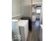 Laundry room with washer, dryer, and kitchen access at 902 W Main St, Greenfield, IN 46140
