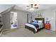 Comfortable bedroom with en suite bathroom at 11633 Trail Ridge Pl, Zionsville, IN 46077
