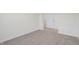 Simple bedroom with neutral wall paint and carpet flooring at 3885 Wren Dr, Brownsburg, IN 46112