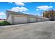 Row of attached garages with individual doors at 3885 Wren Dr, Brownsburg, IN 46112