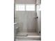 Bright shower features a glass enclosure, built-in shelving, and neutral-colored tile at 1659 Midland Main St, Westfield, IN 46074