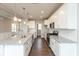 Spacious kitchen with granite countertops, stainless steel appliances, and plenty of storage at 1099 Gatewick Ct, Greenwood, IN 46143