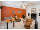 Spacious game room with a foosball table, chairs, and integrated entertainment center, perfect for entertainment at 7119 Topp Creek Ct, Indianapolis, IN 46214