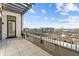 Balcony with railings and pergola overlooking cityscape at 1155 S Rangeline Rd # 502, Carmel, IN 46032