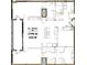 Detailed floor plan layout of a spacious two-bedroom apartment unit, showcasing room dimensions and design at 1155 S Rangeline Rd # 502, Carmel, IN 46032