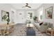 Cozy living room with stylish decor, including a patterned rug, modern furniture, and natural light at 324 N Tacoma Ave, Indianapolis, IN 46201