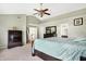 Primary bedroom with ensuite bathroom and walk-in closet at 11419 Romeo Pl, Fishers, IN 46040