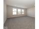 Spacious bonus room with grey carpet and multiple windows at 18862 Shefler Blvd, Noblesville, IN 46062