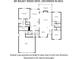 Detailed floorplan showcasing the layout of the primary bedroom, kitchen, and living areas at 691 Walnut Woods Dr, Greenwood, IN 46142