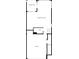 Layout for lower level with recreation room, covered patio, bathroom, garage, and storage at 729 Greenford N Trl, Carmel, IN 46032