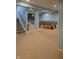 Finished basement featuring a pool table and ample space for recreation at 10870 Picket Fence Pl, Fishers, IN 46037