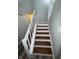 Clean lines and a simple design characterize this staircase at 7932 Eagle Valley Pass, Indianapolis, IN 46214