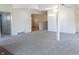Open concept living room with views to the kitchen and bright interior walls at 431 Vestal Rd, Plainfield, IN 46168
