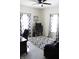 Bright office space with neutral walls and a geometric rug at 882 Brookshire Dr, Franklin, IN 46131